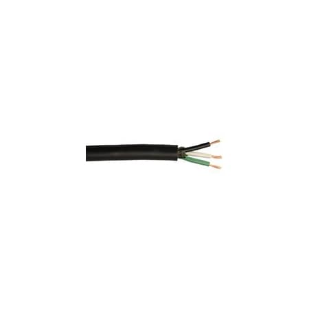 CCI 55039604 SJEOOW Electrical Cord, 12 AWG, Black Seoprene/TPE Sheath